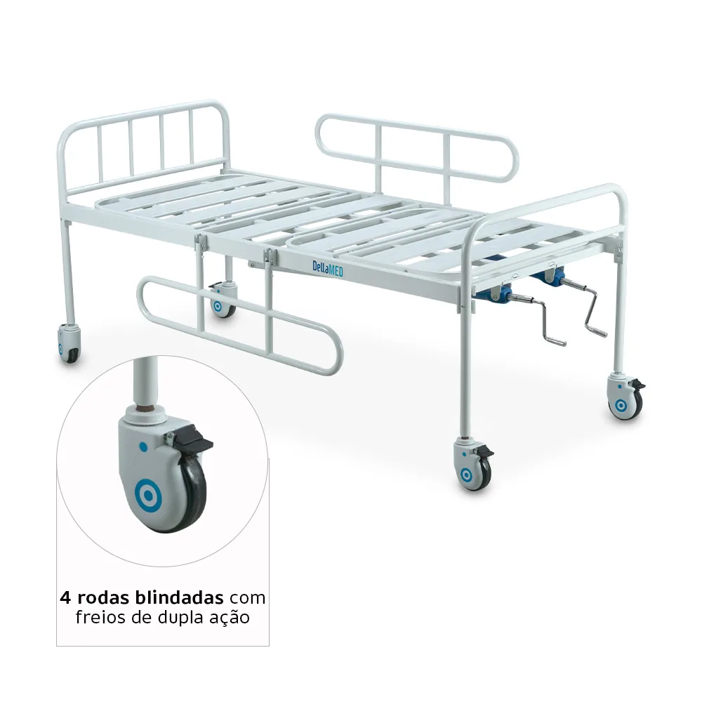 Cama hospitalar manual 2 manivelas - Imagem 3
