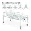 Cama hospitalar manual 2 manivelas - Imagem 7