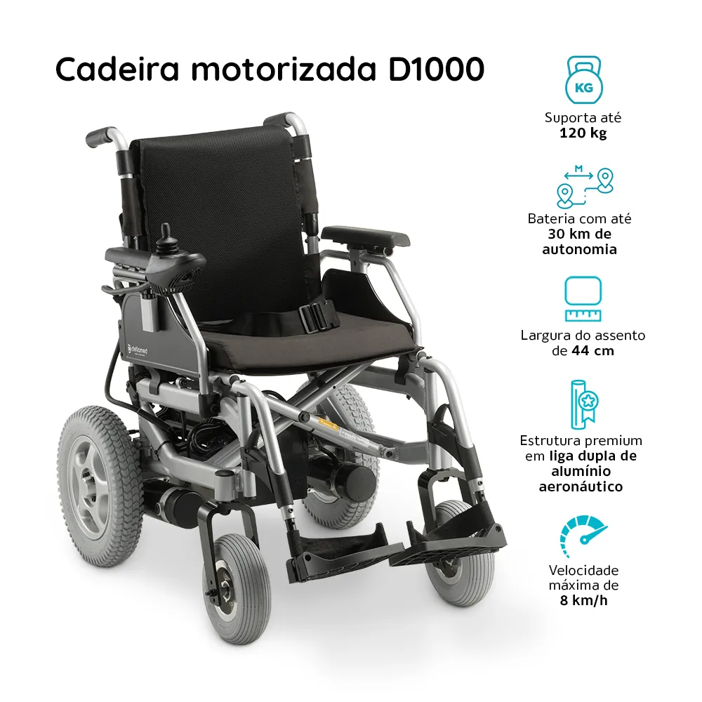 Cadeira de rodas motorizada D1000 - Imagem 2