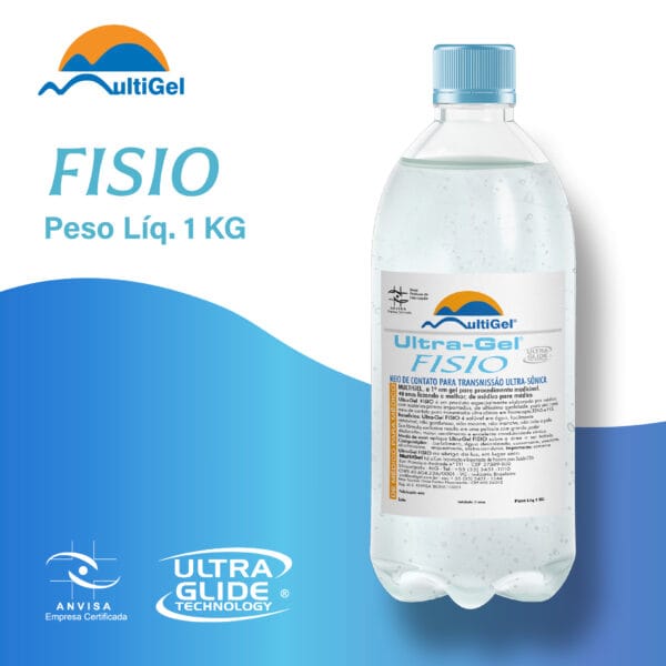 Ultra-Gel FISIO (FISIOTERAPIAS) – GEL INCOLOR GARRAFA - Imagem 2