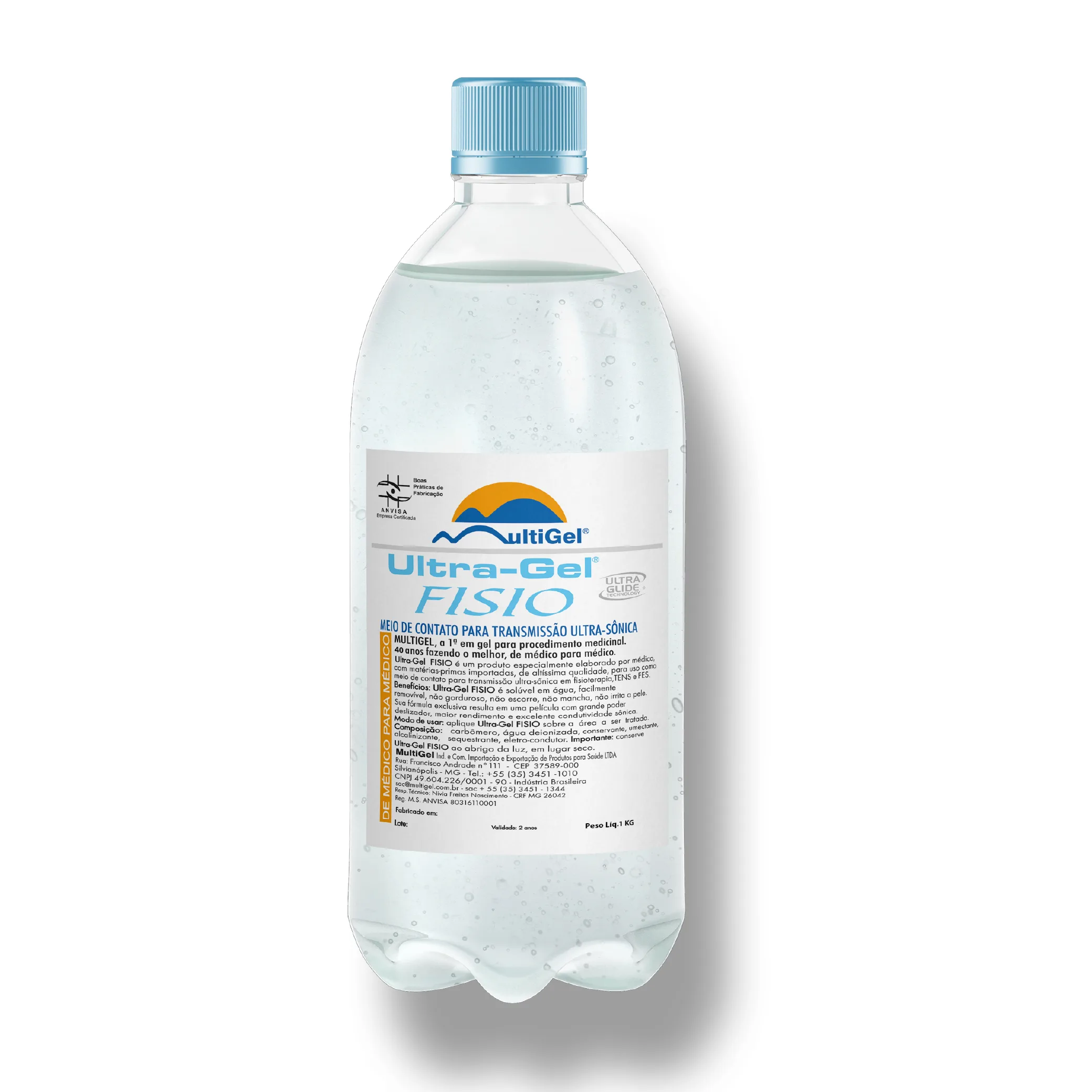 Ultra-Gel FISIO (FISIOTERAPIAS) – GEL INCOLOR GARRAFA